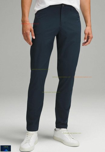 北欧正品男运动长裤子lululemon露露乐ABC SLIMFIT 5 POCKET 81CM-图2