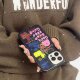 Korea's new ins fun and cute pet black mobile phone case suitable for iphone15promax matte 17pro niche anti-fall 12pro advanced 13promax protective case 16pro men and women