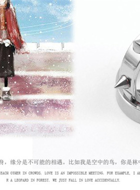 齿轮戒指韩版个性时尚防身