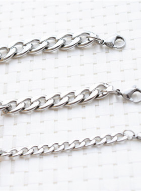 霸气风男士钛钢韩版短链