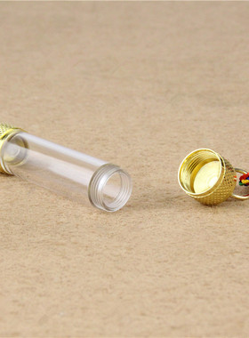 防水透明管嘎乌盒吊坠男女饰品