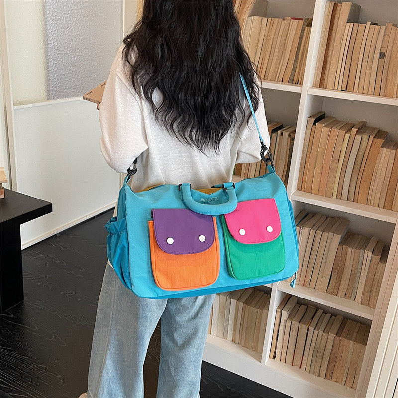 Women's large-capacity portable lightweight short-distance storage travel bag