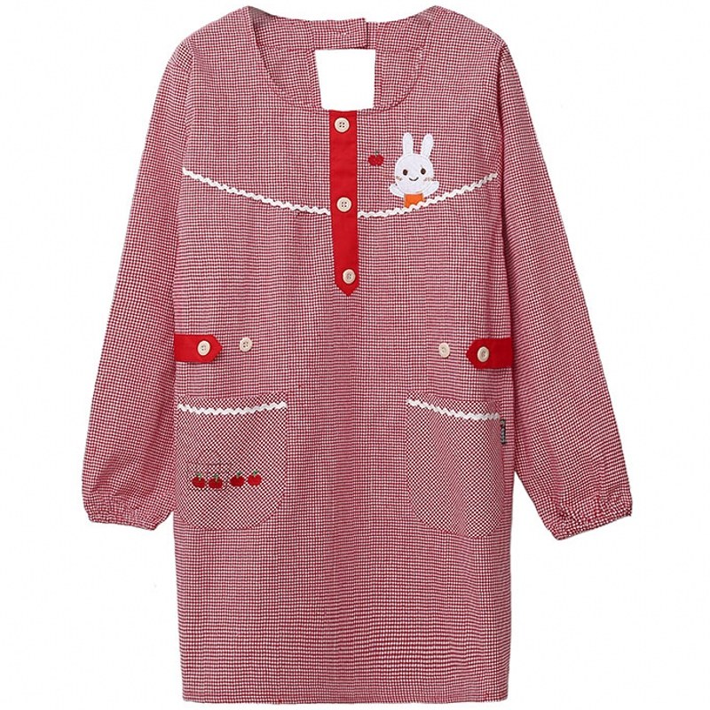 家里家外韩版棉质加长防水围裙家居厨房长袖可爱成人罩衣女款包邮,淘宝优惠券,粉丝福利购,淘宝优惠卷