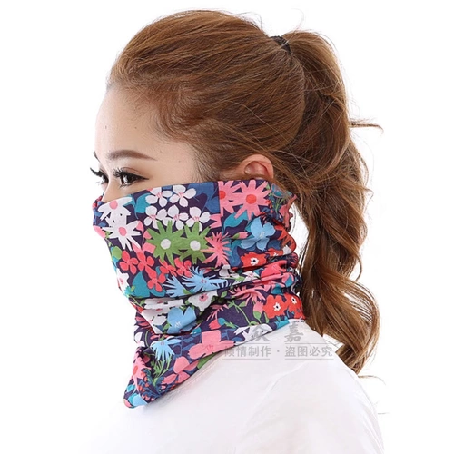 Летний ветрозащитный платок, маска, шарф, шарф-платок подходит для мужчин и женщин, дорожная повязка на голову, защита от солнца, УФ-защита