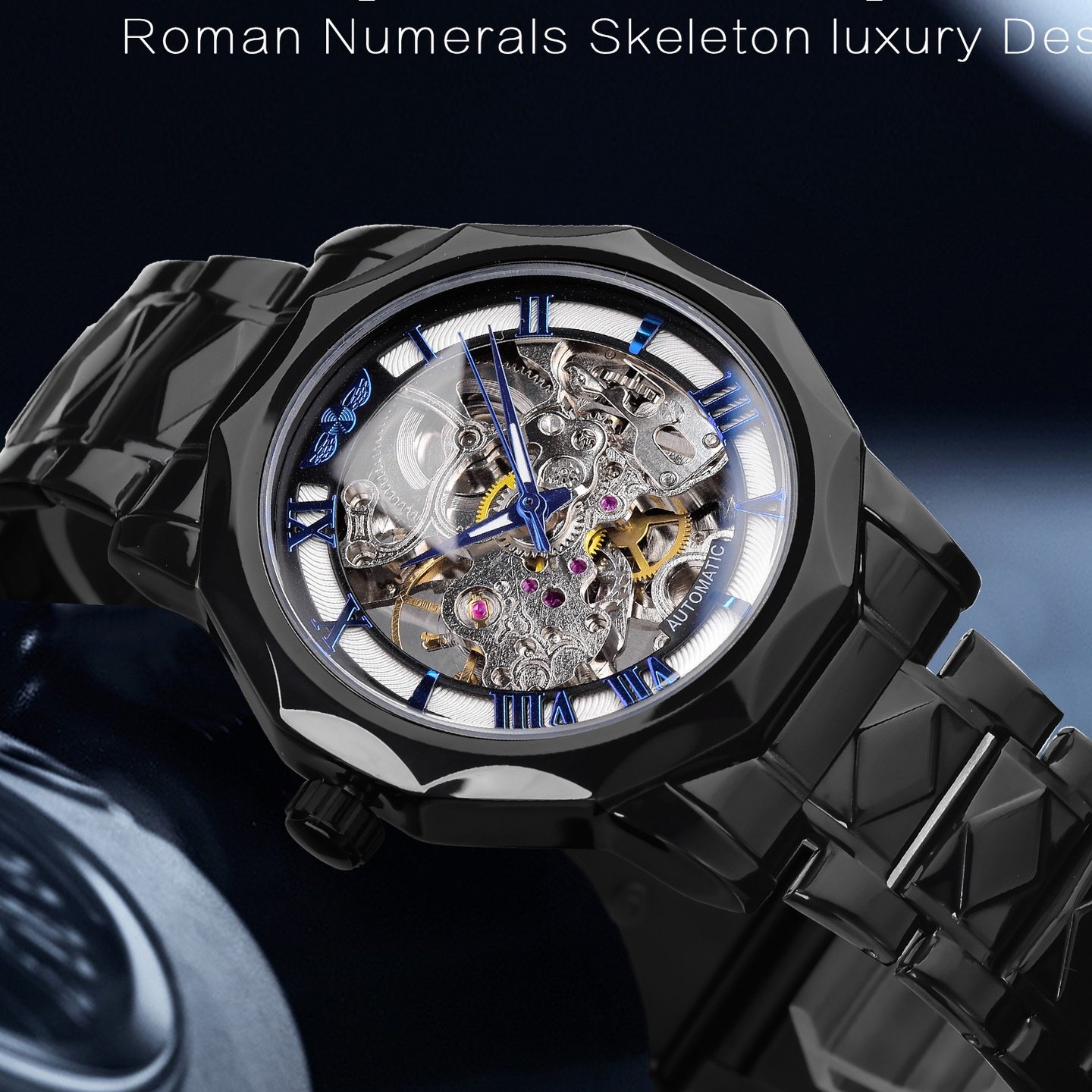 2022新款winner 欧美风范男士时尚休闲防水镂空腕表 自动机械手表,淘宝优惠券,粉丝福利购,淘宝优惠卷