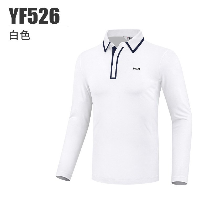 PGM高尔夫服装男士长袖t恤 冬季翻领POLO衫golf男装简约上衣厂家,淘宝优惠券,粉丝福利购,淘宝优惠卷