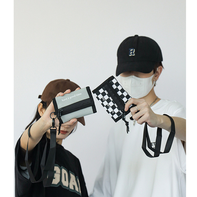 钱包男士短款钱包多功能牛津折叠卡包日韩三折零钱包潮牌学生女,淘宝优惠券,粉丝福利购,淘宝优惠卷