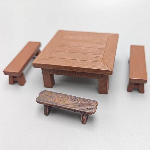 家具家居沙发凳椅子迷你桌面树脂摆件微景观场景DIY造景装饰配件 - 图3