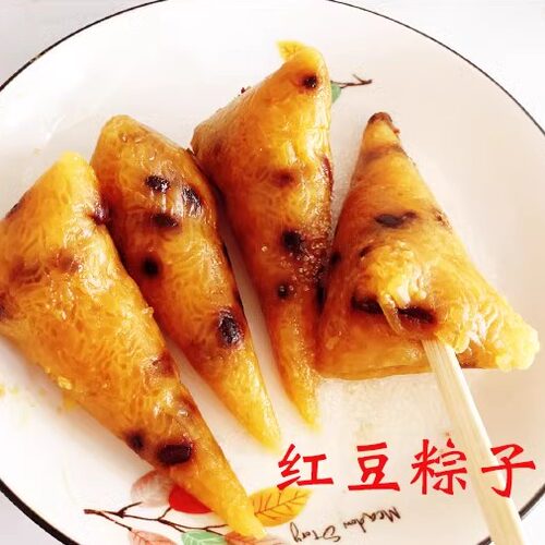 粽子碱水粽包邮新鲜红豆粽湖南怀化沅陵特产农家手工端午节糯米粽 - 图3