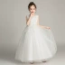 Trẻ em dài đám cưới biểu diễn piano váy váy công chúa lưới fluffy trong trẻ lớn và cô gái Liuyi trang phục - Váy trẻ em váy trẻ em đẹp Váy trẻ em