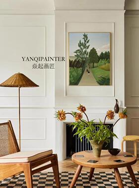卢梭纯手绘印象派世界名画油画