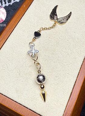天铁灵摆短链专业原创设计天然水晶天使金属灵摆魔术师的时间