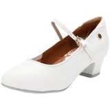 Ag Dance Shoess Missrun Series A5024 Микрофибры Кожаная женская современная танцевальная обувь средняя высокая каблука национальный стандартный танец вальс новый стиль