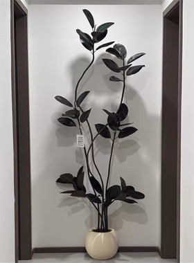 客厅轻奢仿真绿植盆栽