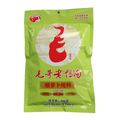 毛哥老鸭汤350g酸萝卜汤 煲汤料 炖鸡炖鸭炖鹅养生汤料调味佐料 - 图2