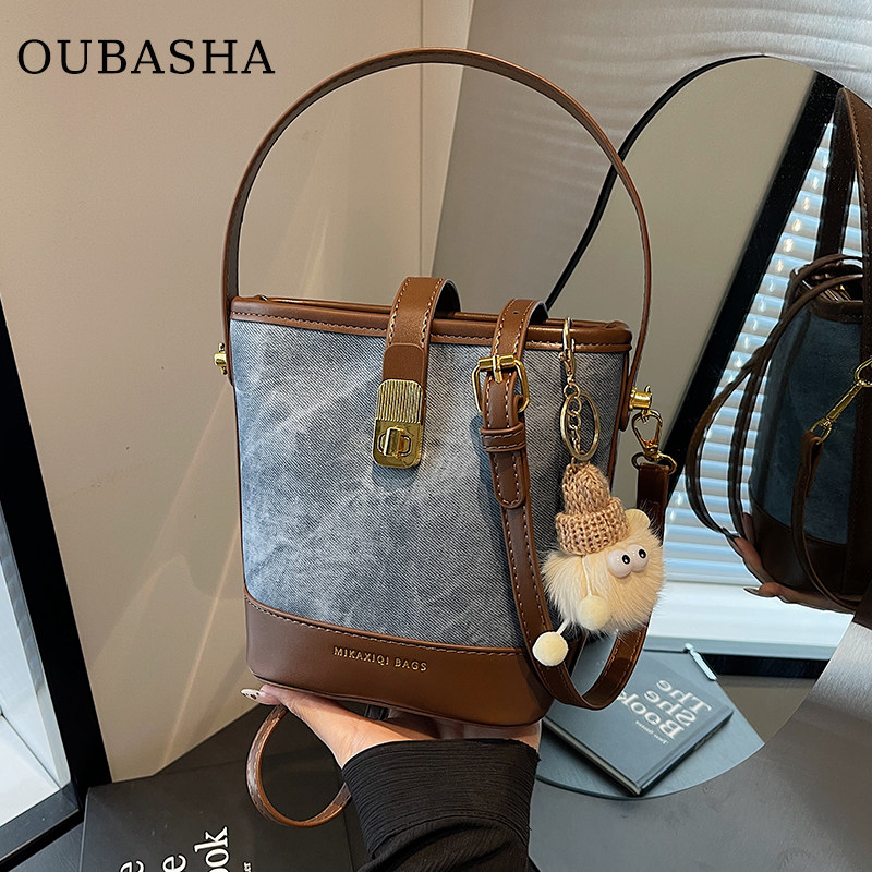 高级质感包包女式2025新款秋冬爆款超火斜挎包小众轻奢手提水桶包,淘宝优惠券,粉丝福利购,淘宝优惠卷