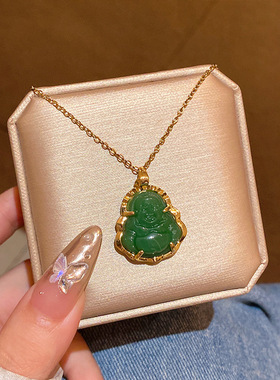 方奶奶真金电镀大肚笑脸弥勒佛