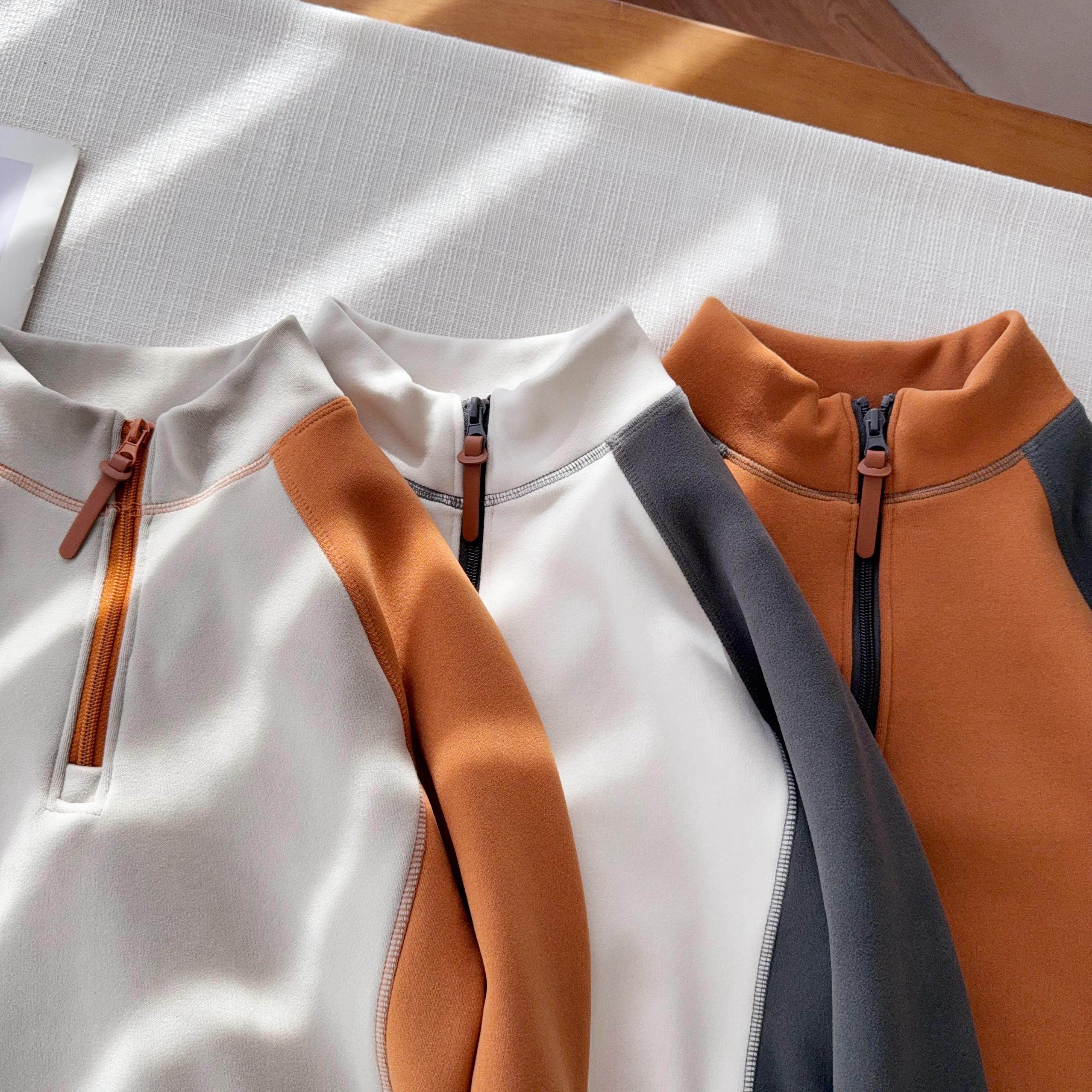 【直播间浮力款】山系户外加绒卫衣中大童拼色款运动打底T恤,淘宝优惠券,粉丝福利购,淘宝优惠卷