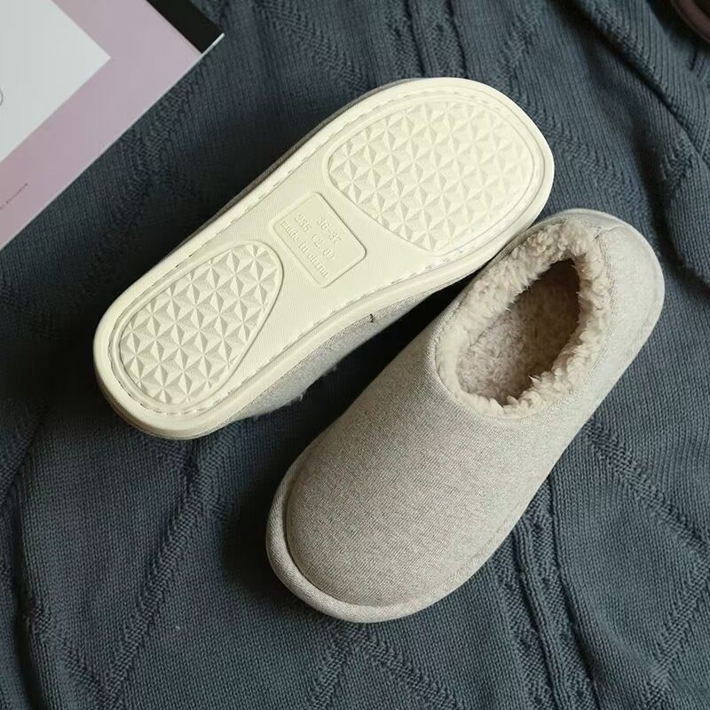 日式情侣居家棉拖鞋女秋冬天包跟外穿家用防滑静音厚底家居月子鞋,淘宝优惠券,粉丝福利购,淘宝优惠卷