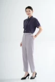 Летние штаны, сиреневая униформа медсестры для работы, свободный прямой крой