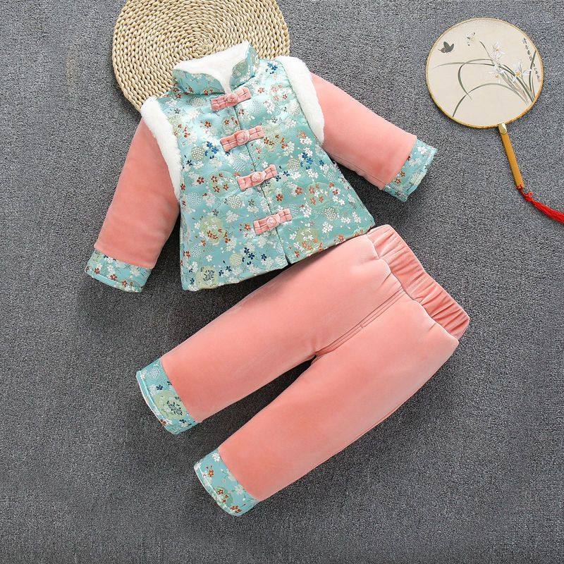 童装女童秋冬装0-2岁女婴儿童冬季套装宝宝6个月新生儿棉衣服唐装,淘宝优惠券,粉丝福利购,淘宝优惠卷