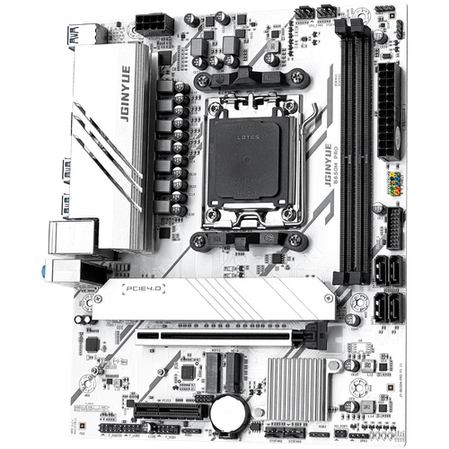 【正品】精粤B650M主板白色DDR5AM5锐龙7600X/7700/7500F台式电脑 - 图1