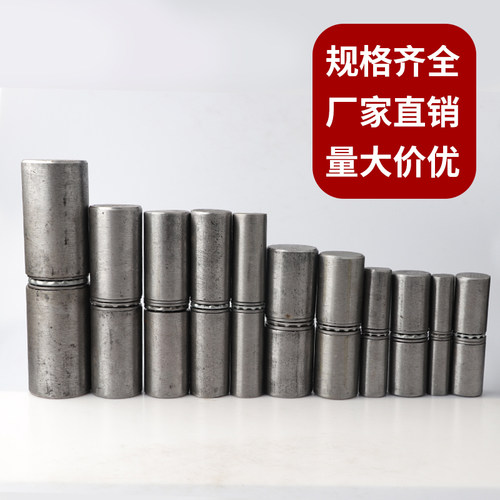 消防暗门加长加粗实心铁门轴 焊接铁圆柱合页 带轴承铁铰链 - 图2