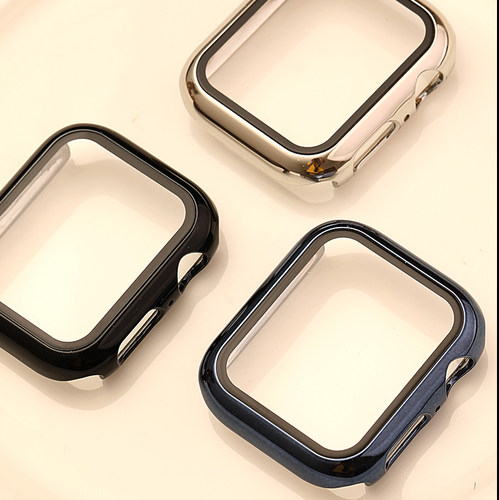 星图9iwatch1234567se8s10 11 12苹果表壳壳膜一体applewatch9保护套耐摔防刮花钢化膜45贴膜44/40mm49ultra - 图1