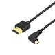 Micro HDMI to HDMI cable suitable for Sony A7M3 camera A7C capture card 4K HD cable a7s2 elbow