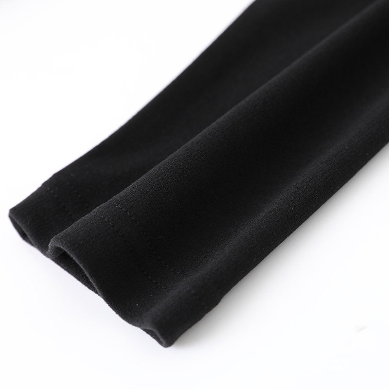 2020秋季新款圆领女装胖mm遮肉上衣 云妃秀大码女装