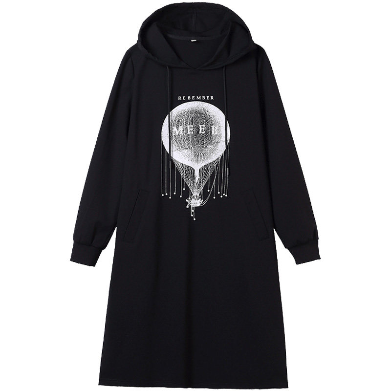 大码女装时尚百搭秋季新款连衣裙 云妃秀大码女装