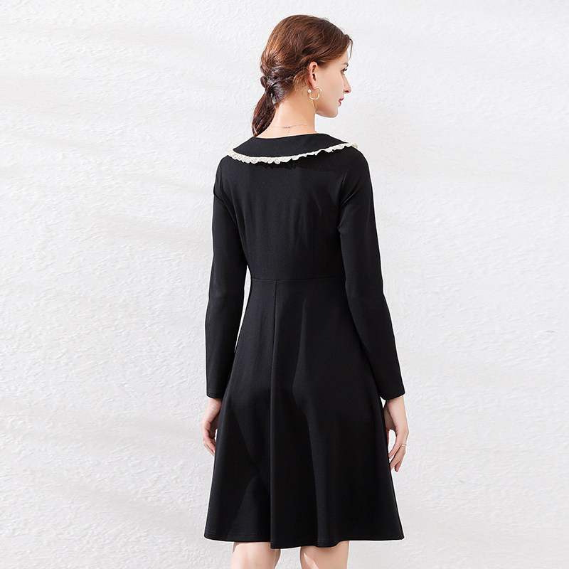 大码修身气质法式2020新款v领裙 云妃秀大码女装