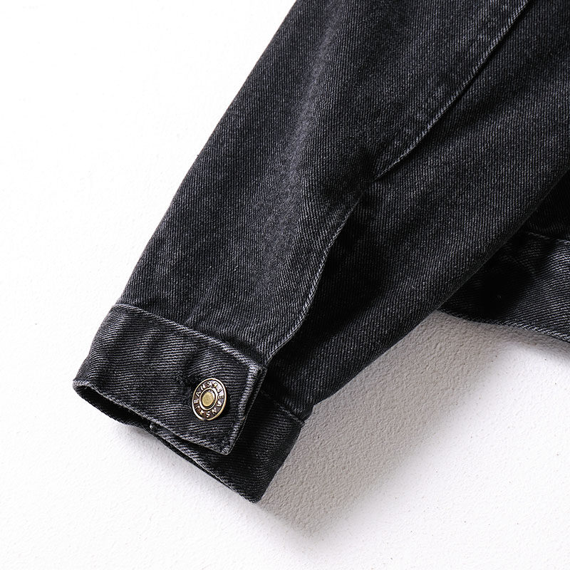 2020秋季新款港味复古牛仔显瘦夹克 云妃秀大码女装