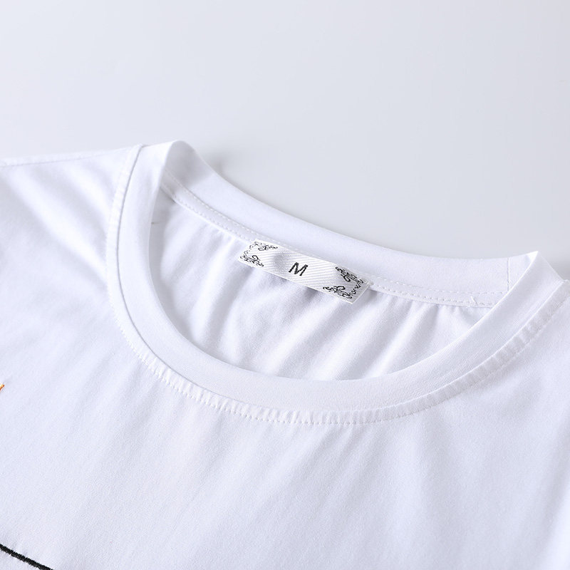 韩版烫钻大码宽松2020新款胖mm t恤 云妃秀大码女装