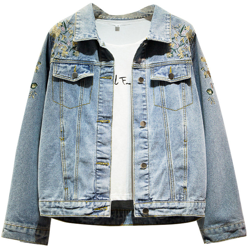 洋气大码女装韩版宽松刺绣胖mm显瘦 云妃秀大码女装