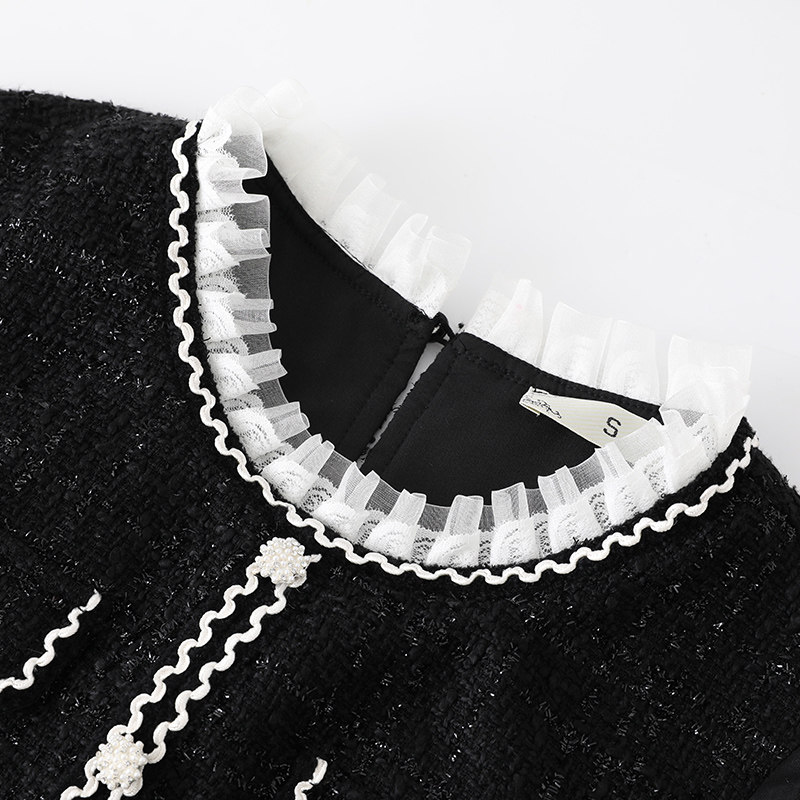 秋季新款时尚宽松大码女装领连衣裙 云妃秀大码女装