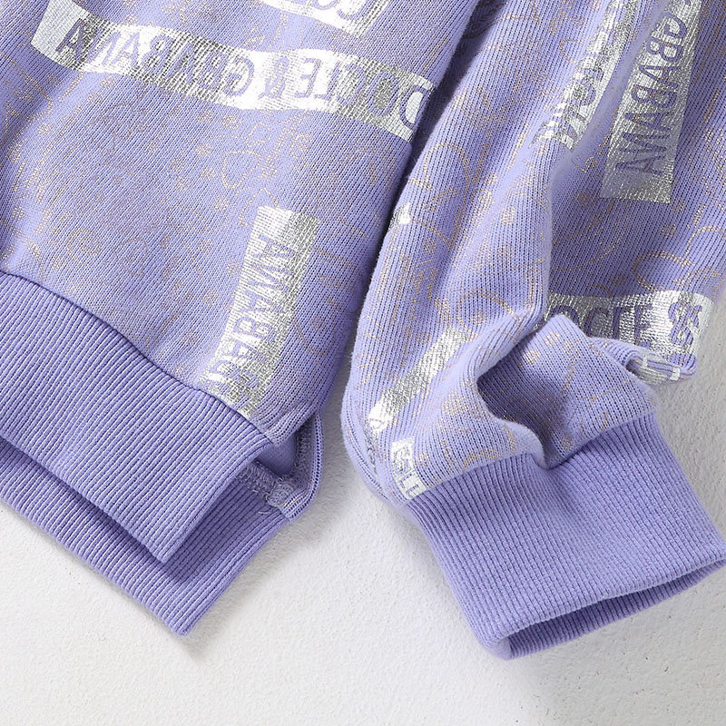 2020初秋装韩版套头宽松印花女卫衣 云妃秀大码女装