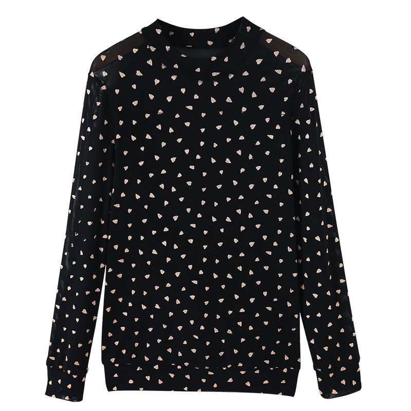 大码女装显瘦微胖女孩初秋打底衫 云妃秀大码女装