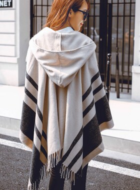 Scarf男女斗篷披肩苏格兰围巾