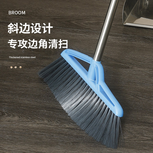 不锈钢加厚加高垃圾铲簸箕畚斗撮箕撮子垃圾斗家用工厂单个套装 - 图1