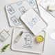 N. wind tray household tea cup water cup tea tray