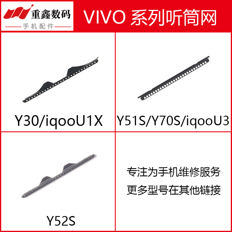 适用于VIVO Y52S Y30 Y51S Y70S Y76S Y31S Y33 Y32听筒网防尘网 - 图0