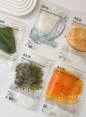 保湿补水面膜abib鱼腥草复活草