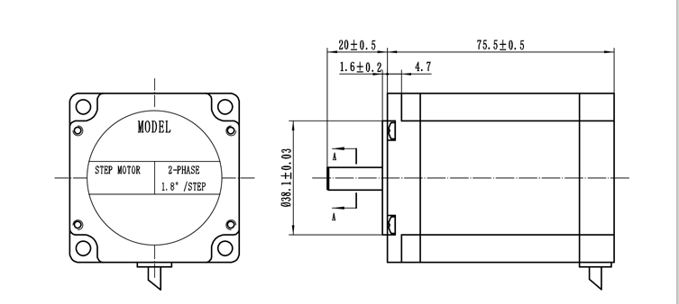 57步进电机高精密 高76mm大扭矩2.3NM 单双出轴可选 厂家现货直销 - 图3