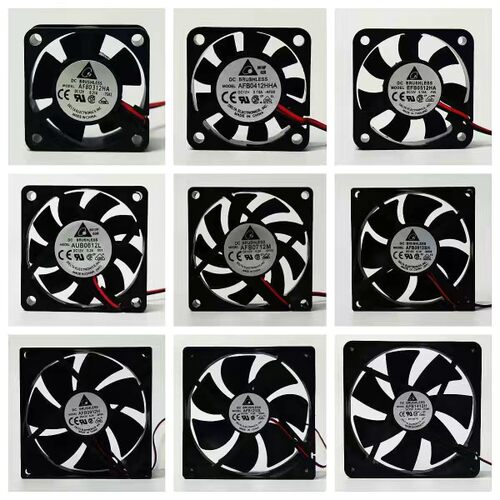 台达4 5 6 7 8 9 12cm厘米12V24V静音功放变频器机箱电源散热风扇 - 图0