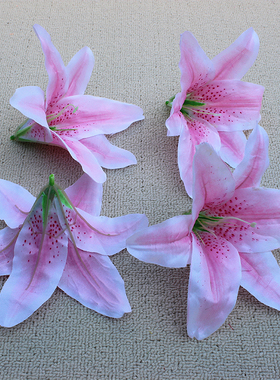 假花大百合头饰装饰插花篮手捧花