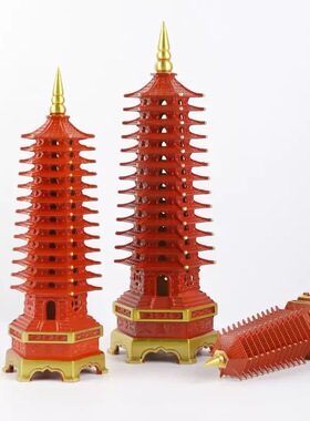 纯铜文昌塔13层9层铜制文曲星塔十三层九层摆件学生用金榜题名