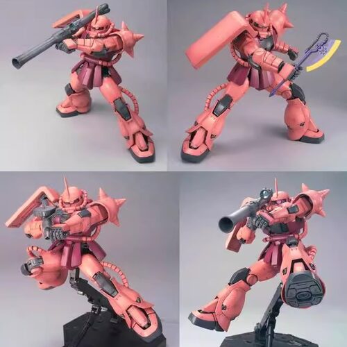 【评头论足】万代MG 1/100 MS-06S ZAKU 夏亚红扎古 Ver2.0模型 - 图2