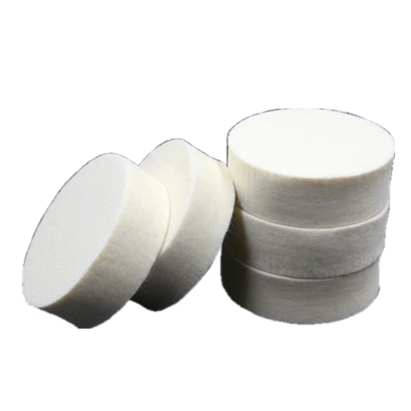Imported fine wool hand-rubbed wool wheel flat wheel polishing wheel mobile phone computer plastic product mirror polishing to remove marks