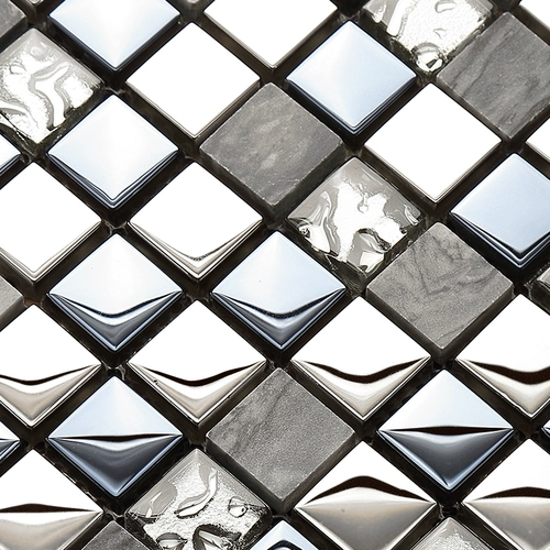 Mingma Hui Crystal Glass Mosaic Tile Tile Фоновое настенное крыльцо для ванной комнаты для ванной комнаты зеркало стены на стене